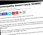 NHMRC Report on Homeopathy 1