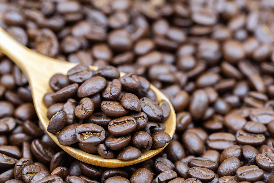 An image of delicious coffee beans for this tutorial on the law of similars. 